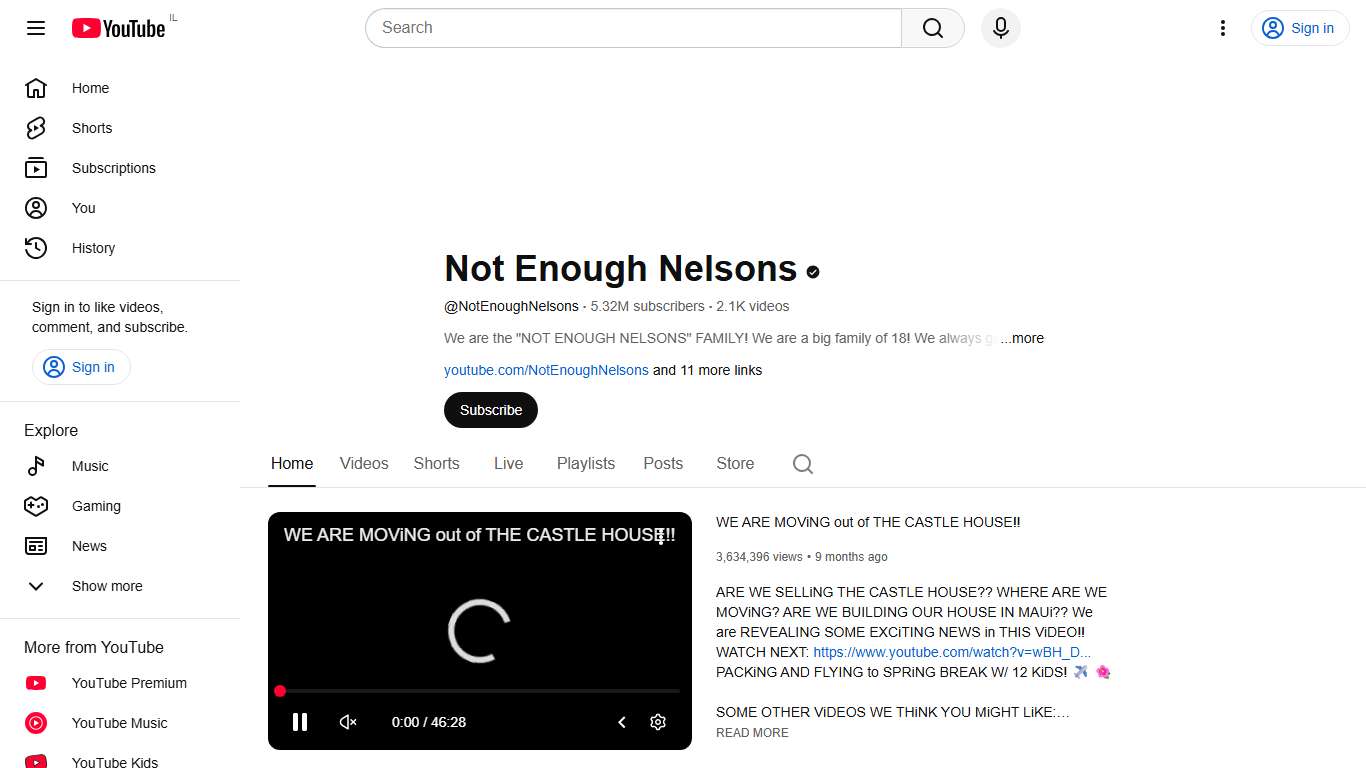 Not Enough Nelsons - YouTube